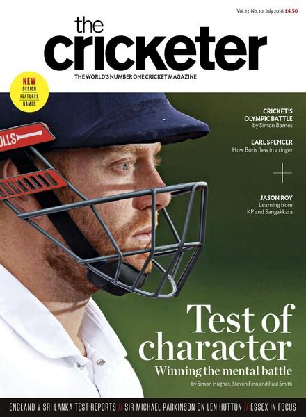 The Cricketer Magazine – July 2016 Cover