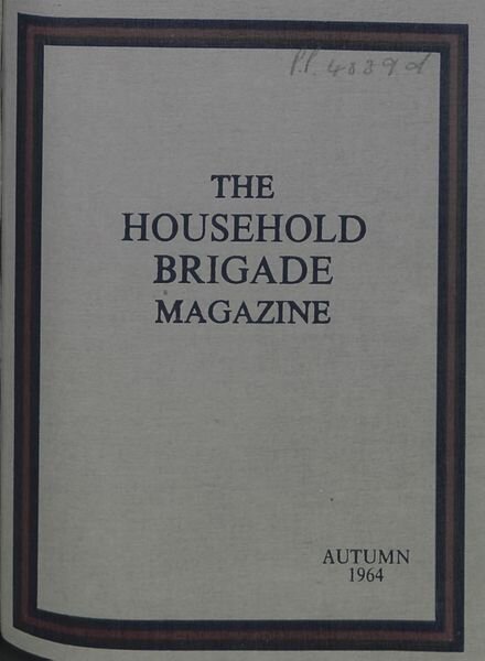 The Guards Magazine – Autumn 1964 Cover
