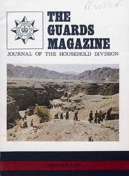 The Guards Magazine – Autumn 1970 Cover