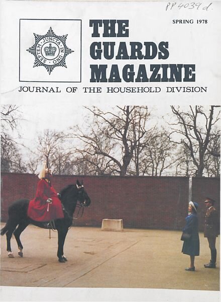 The Guards Magazine – Spring 1978 Cover