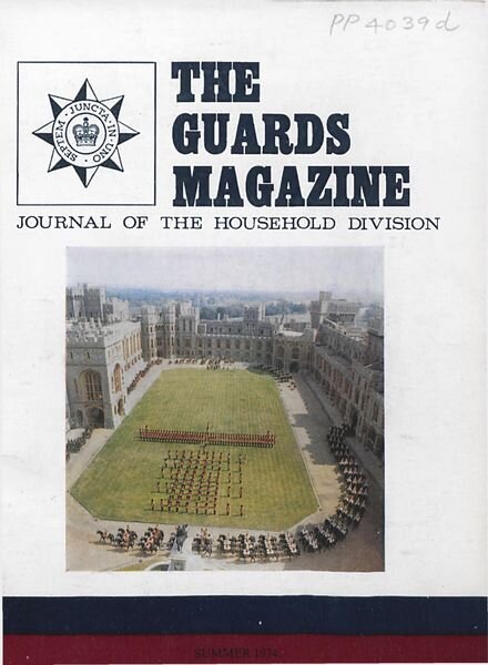The Guards Magazine – Summer 1974 Cover