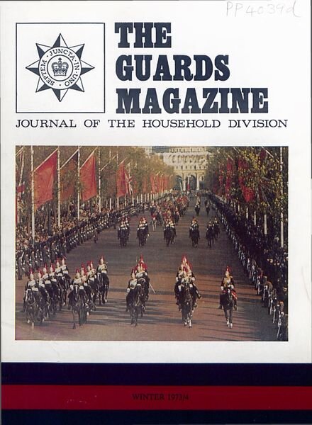 The Guards Magazine – Winter 1973 Cover