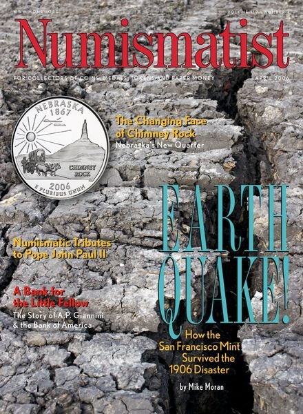 The Numismatist – April 2006 Cover