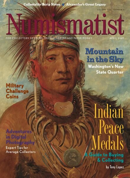 The Numismatist – April 2007 Cover