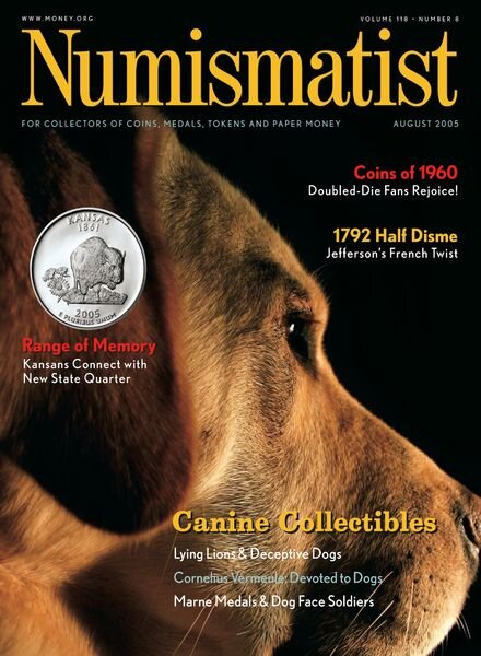 The Numismatist – August 2005 Cover