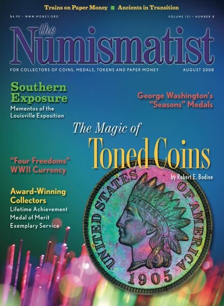 The Numismatist – August 2008 Cover