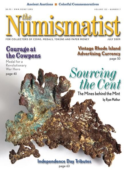The Numismatist – July 2009 Cover