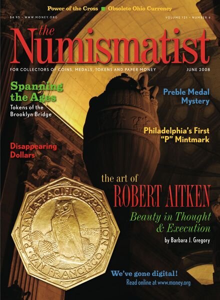 The Numismatist – June 2008 Cover