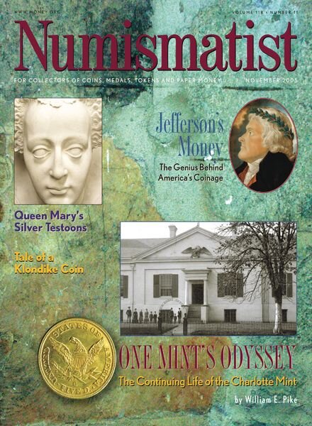 The Numismatist – November 2005 Cover