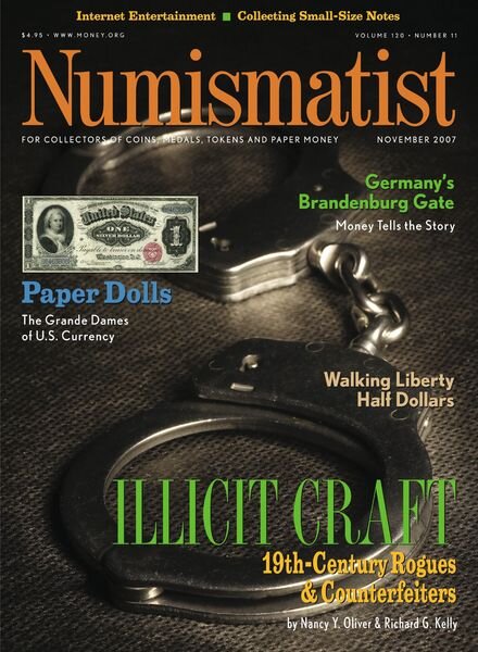 The Numismatist – November 2007 Cover