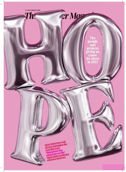 The Observer Magazine – 27 December 2020 Cover