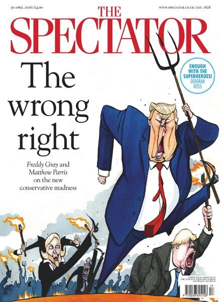 The Spectator – 30 April 2016 Cover
