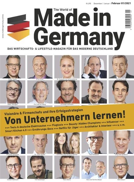 The World of Made in Germany – Dezember 2020 – Februar 2021 Cover