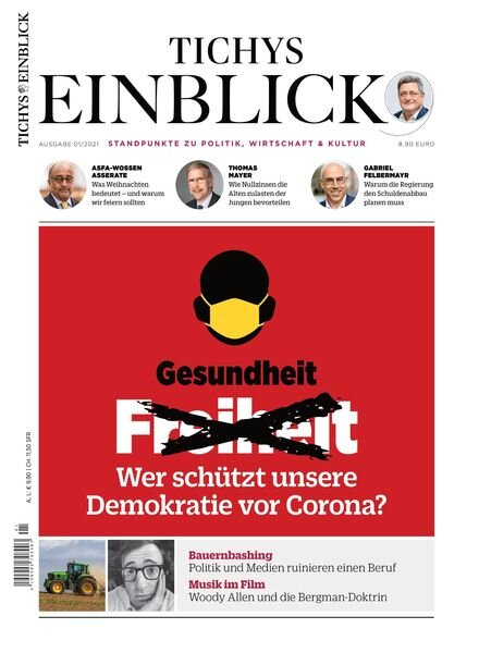 Tichys Einblick – 15 Dezember 2020 Cover