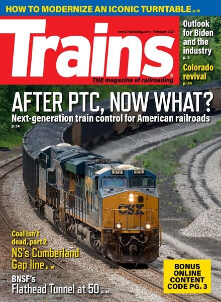 Trains – February 2021 Cover