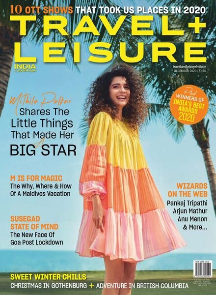 Travel+Leisure India & South Asia – December 2020 Cover
