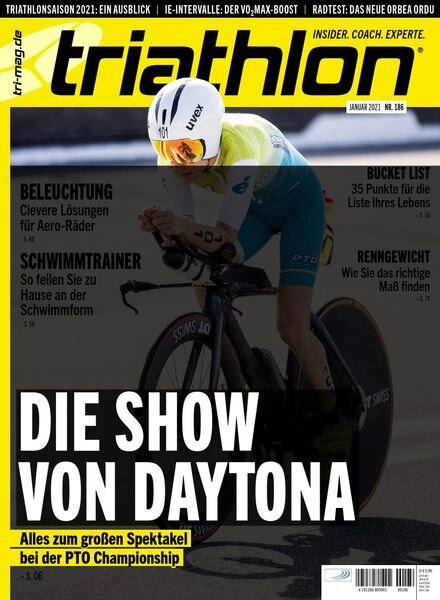 Triathlon Germany – Januar 2021 Cover