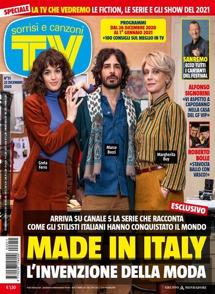 TV Sorrisi e Canzoni – 26 Dicembre 2020 Cover