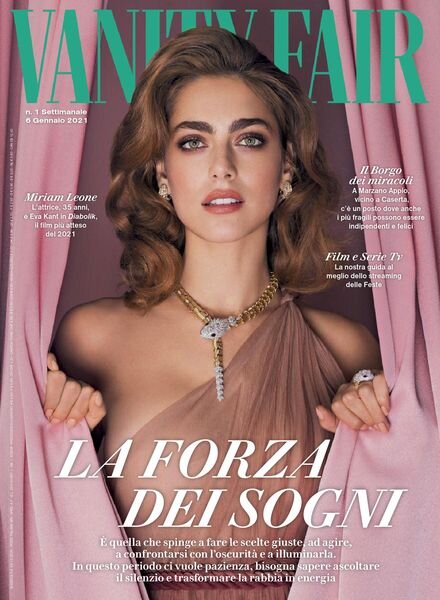 Vanity Fair Italia – 01 gennaio 2021 Cover