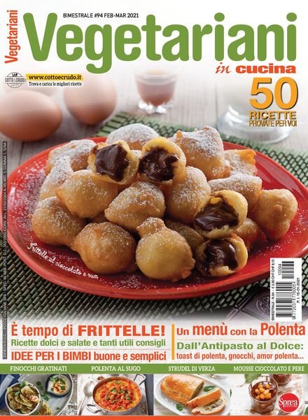 Vegetariani in Cucina – febbraio 2021 Cover