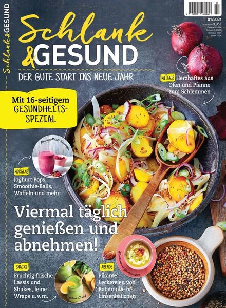 vegetarisch fit – 01 Januar 2021 Cover