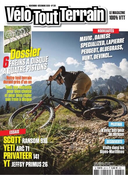 Velo Tout Terrain – Novembre-Decembre 2020 Cover