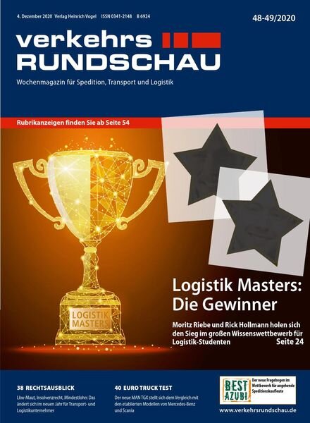 VerkehrsRundschau – 30 November 2020 Cover