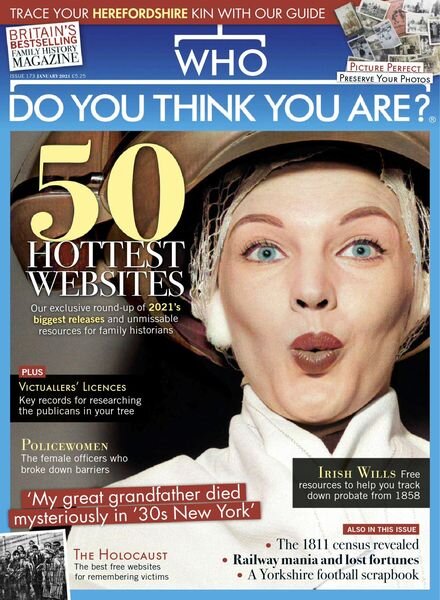 Who Do You Think You Are – January 2021 Cover