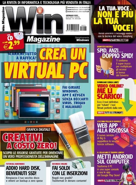 Win Magazine – Gennaio 2021 Cover