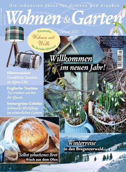 Wohnen & Garten – Januar 2021 Cover