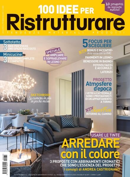 100 Idee per Ristrutturare – febbraio 2021 Cover