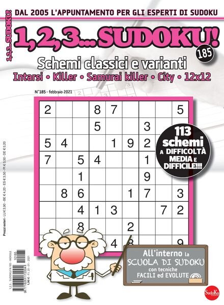 123 Sudoku – febbraio 2021 Cover
