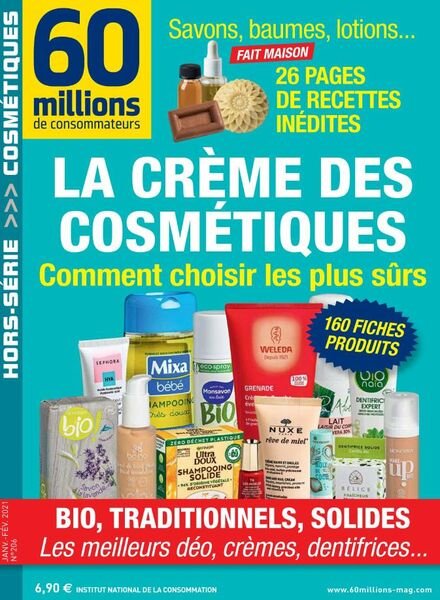 60 Millions de Consommateurs – Hors-Serie – Janvier-Fevrier 2021 Cover