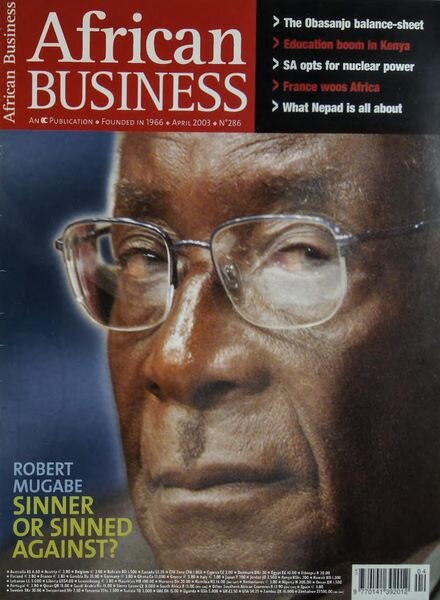 African Business English Edition – April 2003 Cover