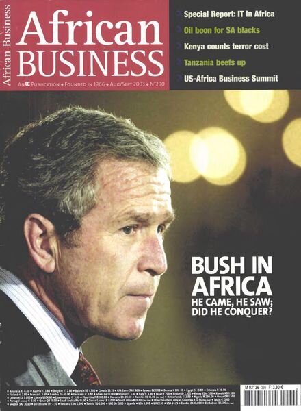 African Business English Edition – August-September 2003 Cover