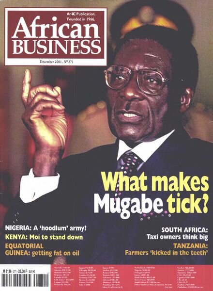 African Business English Edition – December 2001 Cover