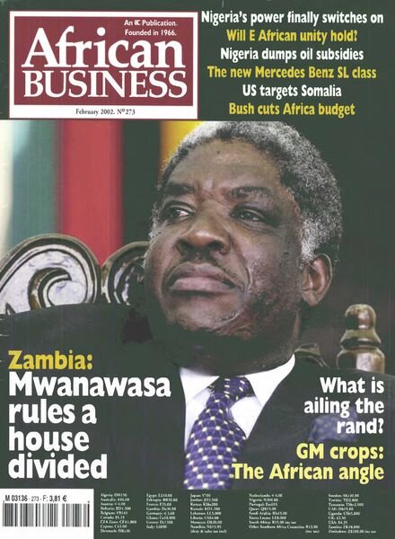 African Business English Edition – February 2002 Cover