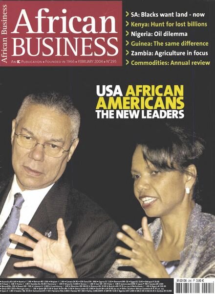 African Business English Edition – February 2004 Cover