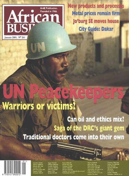 African Business English Edition – January 2001 Cover