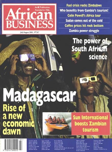 African Business English Edition – July-August 2001 Cover