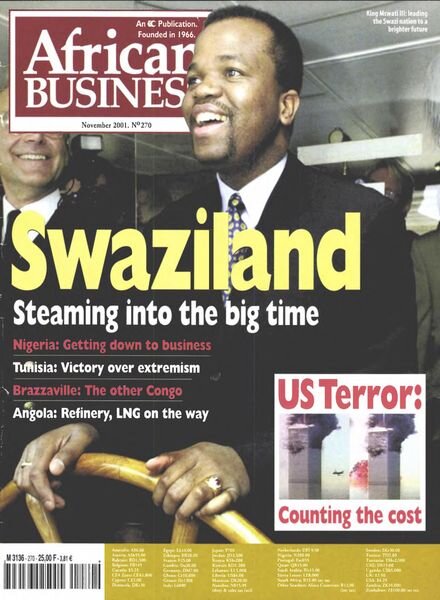 African Business English Edition – November 2001 Cover