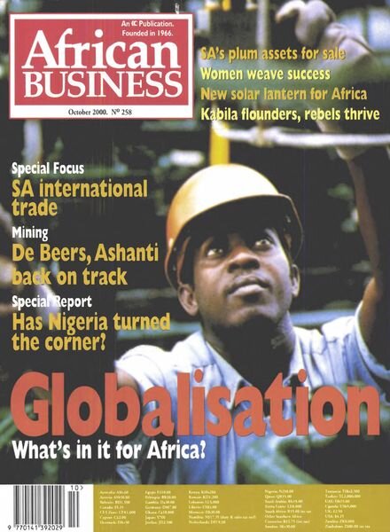 African Business English Edition – October 2000 Cover