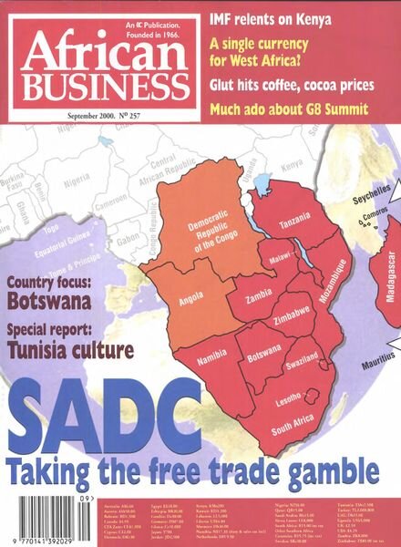 African Business English Edition – September 2000 Cover