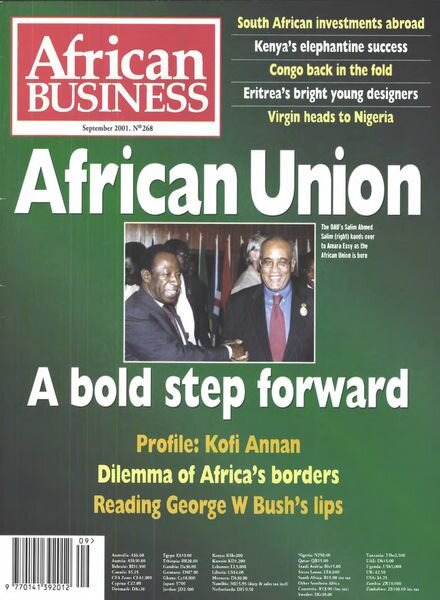 African Business English Edition – September 2001 Cover