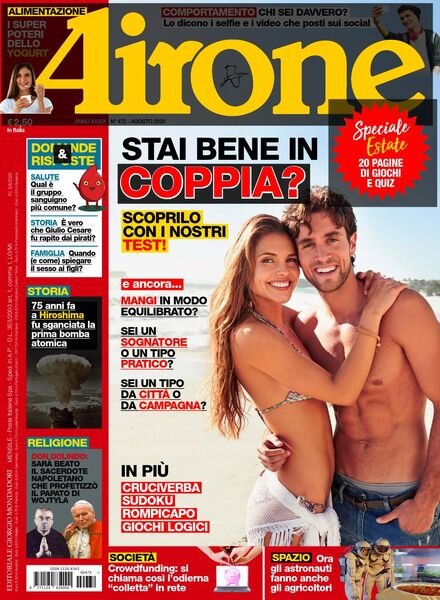 Airone – Agosto 2020 Cover