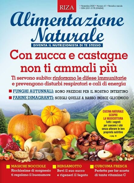Alimentazione Naturale – Novembre 2020 Cover