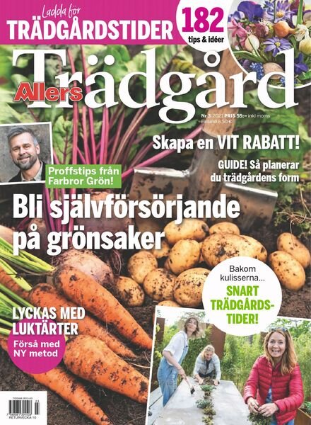 Allers Tradgard – mars 2021 Cover