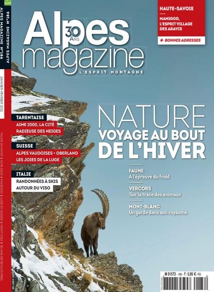 Alpes Magazine – Janvier-Fevrier 2021 Cover