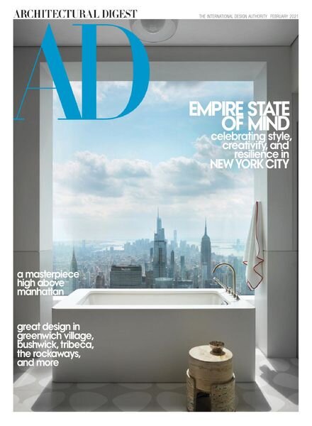 Architectural Digest USA – February 2021 Cover