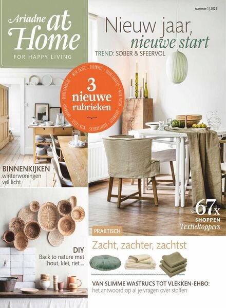 Ariadne at Home – januari 2021 Cover